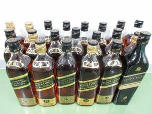 未開栓 洋酒 ジョニーウォーカー ブラックラベル 700-750ml 21本セット スコッチウイスキー 送料無料