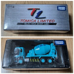 未開封？TL TOMICA LIMITED ISUZU GIGA MIXER(UBE) トミカリミテッド 0114 ミキサー車