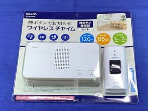 ワイヤレスチャイム+押しボタンセット・EWS-S5030・朝日電器 ELPA エルパ★ 中古品★