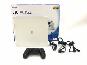 1円～ 動作品 SONY ソニー PlayStation 4 PS4 グレイシャーホワイト 1TB CUH-2100B F04-23