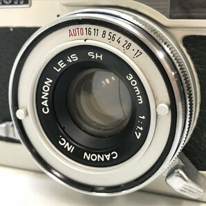 Canon キャノン demi EE17 30mm 1:1.7 レンジファインダー コンパクトフィルムカメラ シャッターOK ジャンク Y04-29-A★の画像8