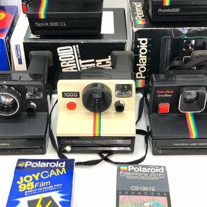 1円～ POLAROID ポラロイド インスタントカメラ 11個 セット フィルム付き spirit 600CL 636POLATALK Color pack 82 他 F04-76の画像5