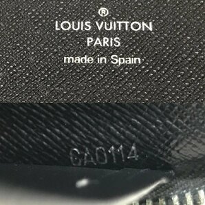 Louis Vuitton ルイヴィトン ジッピー・オーガナイザー ダミエ N63077 ラウンドファスナー ブラック 2つ折り 長財布 F04-19の画像8