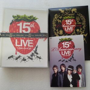 送料無料 L’Arc~en~Ciel DVD【15th L'Anniversary LIVE】初回限定盤2枚組 特典付 ラルクアンシエル HYDE 15周年 ライブ ラニバ 東京ドームの画像3