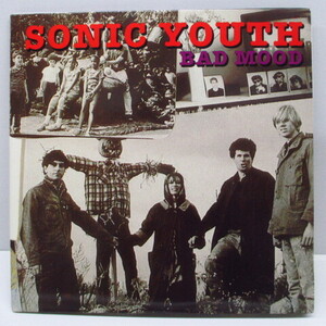 SONIC YOUTH(ソニック・ユース)-Bad Mood (限定 ブラックヴァイナル 2x7インチ+見開きジャケ)