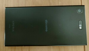 Xperia XZ1 Compact SO-02K Black 黒 中古品 SIMフリー キズあり光もれあり