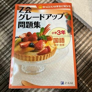 Z会グレードアップ問題集 小学３年国語 漢字　読解　2冊　まとめ割引きいたします。