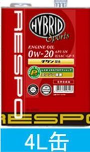 RESPO★レスポ ハイブリッドスポーツ 0W-20(4LHS)お買得6缶SET