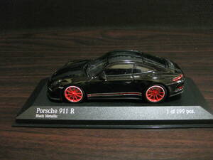 Almost Real特注 Mnichamps 1/43 Porsche 911 R (991) Black