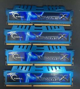 G.Skill RIPJAWSX F3-1866C9Q-32GXM DDR3-1866 PC3-14900 8GB 4枚 32GB PCメモリ