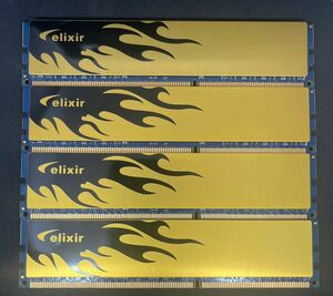 elixir M2X4G64CB8HG9N-DG DDR3-1600 PC3-12800U 4GB 4枚 16GB PCメモリ