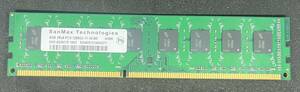 SanMax Technologies SMD-8G28C1P-16KZ DDR3-1600 PC3-12800U 8GB PCメモリ