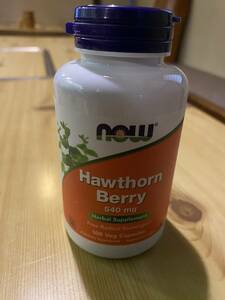 ナウフーズ ホーソンベリー 540mg 100粒 NOW Foods Hawthorn Berry 540 mg Veg Capsules 健康食品 サプリメント　送料無料