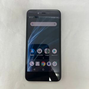 AQUOS sense basic 702SH ブラック●白ロム ソフトバンク 中古品☆本体のみ　送料無料！ 