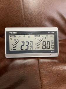 佐藤計量器/SATO 温湿度計 高精度 デジタル温湿度計PC-7700II ②