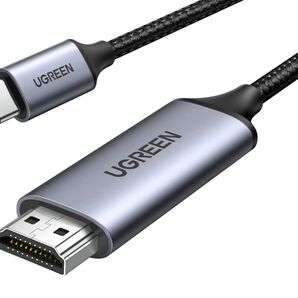 UGREEN USB Type C HDMI 変換ケーブル 4K 1m ナイロン編み オスーオス HDMI 変換ケーブル