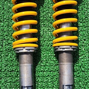 【 抜けなし 】 OHLINS オーリンズ DFV RB1/RB2/RB3 オデッセイ アブソルート ネジ式 車高調 サスキット ショック スプリング 1台分 の画像4