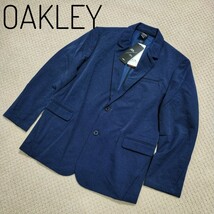 新品 L オークリー OAKLEYテーラード ジャケット TAILORED JACKET SOLOTEX ストレッチ ゴルフ GOLF ビジネス ネイビー FOA403349_画像1