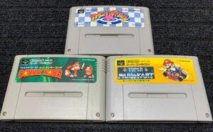 スーパーファミコン ソフトのみ カービィボウル ドンキーコング スーパーマリオカート 3本セット