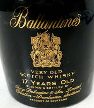 ▲(R601-A27)【未開栓】Ballantines（バランタイン）17年 ベリーオールド ウイスキー Old オールド 古酒_画像2