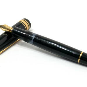 ▼送料180円(R604-E48)万年筆 モンブラン MONTBLANC マイスターシュテュック MEISTERSTUCK NO.146 ペン先 14C 4810 ブラック 筆記未確認の画像1