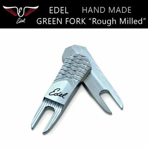 ★☆希少　イーデル　ハンドメイド “ ROUGH MILLED ” グリーンフォーク　新品☆★