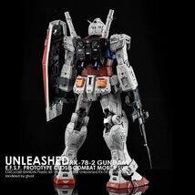 PG UNLEASHED 1/60 RX-78-2 ガンダム用水転写式デカール3枚セット_画像8