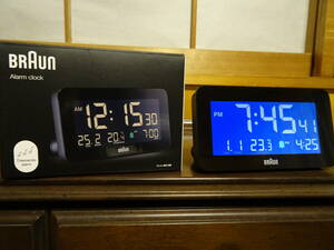 ブラウン 時計 BRAUN デジタルアラームクロック 目覚まし時計 ブラック BC10B 置き時計