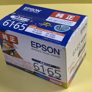 【未使用】 EPSON エプソン 純正 インクカートリッジ IC4CL6165A 4色パック (ペン・糸) ICBK61 / ICC65A1 / ICM65A1 / ICY65A1の画像5