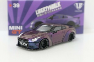 MINIGT 1/64 LBワークス 日産 GT-R R35 マジックパープル 39 MINI GT リバティーウォーク Magic Purple LB WORKS