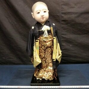 L5309 日本人形 男児 男の子 日本工芸 伝統工芸 民芸品 置物の画像1