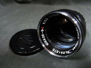 A4328 日本光学 ニコン NIKKOR-S・C 5cm 1：1.4 MFレンズ 現状品