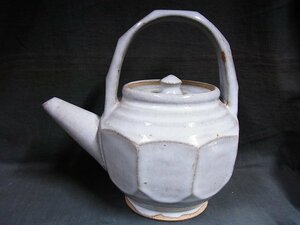 A4683 Mashiko . less ... ash . chamfering type small teapot number tea utensils 