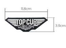 【カブの駅こうべ】『TOP CUB』CUBNUSHI カブ主 カブヌシ　刺繍ワッペン　パッチ　MOTOBLUEZ　モトブルーズ_画像3