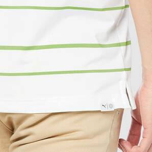 新品 プーマ ゴルフ 半袖 ボーダー ポロシャツ XLサイズ 535141-05 ストレッチ メンズ ゴルフウェア ゴルフシャツ PUMA GOLFの画像3