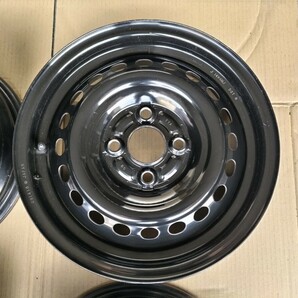 良品小キズ小サビ程度ホンダJF3/4N-BOX純正スチール鉄ホイール4本セット14インチ4.5J+40PCD100ハブ56mmN-VAN-WGN-ONE/JF1/2/5/6Nシリーズにの画像5