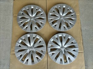  new car removing ultimate bare small scratch degree Toyota original Yaris 15 -inch wheel cover 4 pieces set Vitz / aqua / Passo / tanker / Roo mi-42602-K0020 cap 