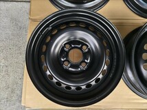 新車外しカバー跡薄ホンダJF5/6N-BOX純正スチール鉄ホイール4本セット14インチ4.5J+40PCD100ハブ56mmN-VAN-WGN-ONE/JF1/2/3/4にもNシリーズ_画像5