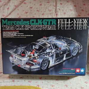 タミヤ 1/24 メルセデスCLK-GTR チームCLKスポーツウェアー フルビュー クリアボディ