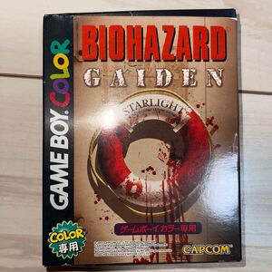 動作未確認 美品 GBC ゲームボーイカラー BIOHAZARD GAIDEN バイオハザード ガイデン CAPCOM カプコン GAMEBOY 現状品