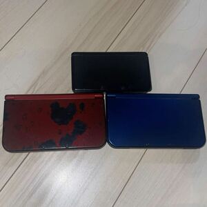 動作未確認 Nintendo 任天堂 3DS メタリック ブルー ニンテンドー 3DSLL NINTENDO New レッド ゲーム機 現状品 おまとめセット ソフト付