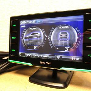 ② 2024/4月更新済み コムテック GPS レーダー探知機 ZERO 704V OBDⅡ対応 ドラレコ接続対応 タッチパネル タコメーター 水温系等表示の画像3