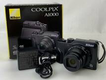 【1円出品】F0504 Nikon ニコン COOLPIX クールピクス A1000 デジカメ コンパクトデジタルカメラ ブラック 動作確認済み_画像2
