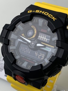 【美品・1円出品】K2663 CASIO カシオ Gショック 5522 GA-700MT-1A9 JF Mix Tape series 腕時計 デジアナ イエロー ブラック 現状稼働品