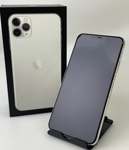 【1円出品】K2633 Apple iPhone 11 Pro Max 256GB ホワイト docomo 利用制限〇 SIMフリー AC解除済み バッテリー容量76% 初期化済み