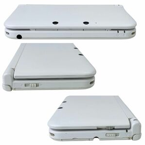 【1円出品】K2623 任天堂 NINTENDO 3DS LL SPR-001 ホワイト アイカツ SDHC 4GB 動作確認済み 初期化済み ソフト SDHCカードありの画像4