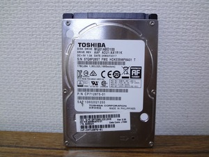 ●ノートPC用 HDD　SATA　2.5インチ 1TB① 使用時間短い