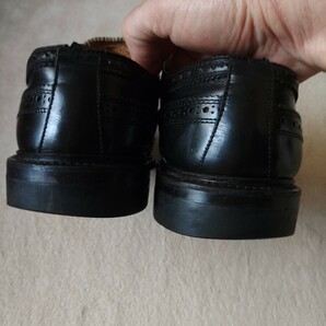 リーガル 革靴 ウィングチップ ビジネスシューズ ブラック251/2EEの画像4