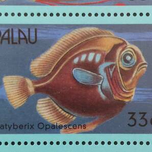 J432 パラオ切手「深海魚6種切手小型シート」未使用の画像6