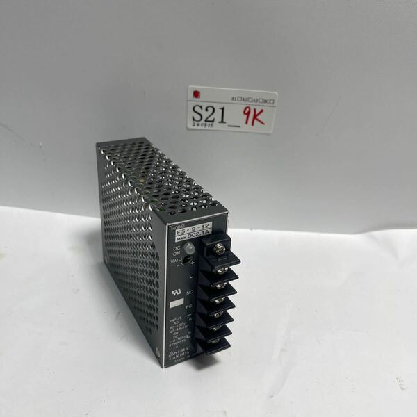 「S21_9K」NEMIC LAMBDA スイッチング電源 ES-9-12 動作品(140418)